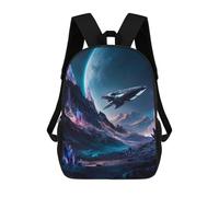 sinyumoney Cosmic Voyage Horizon Mochila Escolar Impresa En 3D Para Niños Y Niñas, Mochila Para Portátil Para Niños/estudiantes/adultos 17inch