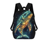 sinyumoney Cosmic Whale Animal Mochila Escolar Informal Para El Día A Día, Para La Escuela, El Trabajo Y Los Viajes Para Niñas Y Adolescentes 17inch