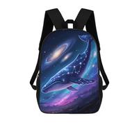 sinyumoney Cosmic Whale Constellation in The Starry Galaxy Sky Mochila Escolar Para Niños Con Impresión 3D, Mochila Moderna Para Niños Y Niñas, Mochila Informal Para Estudiantes. 17inch