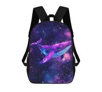 sinyumoney Cosmic Whale in Starry Galaxy Mochilas Para Niños Mochila Escolar Mochila Escolar Impresa En 3D Mochilas Escolares De Moda Para Niños De Primaria Y Secundaria 17inch