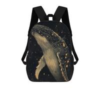 sinyumoney Cosmic Whale Mochila Infantil De Moda Divertida Mochila Escolar Para Niños Y Adolescentes Con Impresión 3D Para Niños 17inch