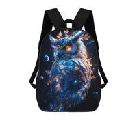sinyumoney Cosmic Wonder Owl Mochila Escolar Impresa En 3D Para Niños, Mochila Escolar, Mochilas De Viaje, Bolso Informal De Moda Para Niños Y Estudiantes 17inch