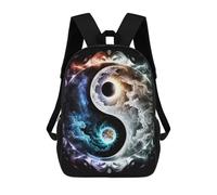 sinyumoney Cosmic Yin-Yang Balance Mochilas Informales Para Niños, Mochila Escolar Para Adolescentes, Niñas Y Niños, Mochilas Para Libros 17inch