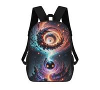 sinyumoney Cosmic Yin-Yang Swirl-1 Mochilas Infantiles Impresas En 3D Para Niños, Mochilas Escolares De Moda, Mochilas De Viaje, Mochilas Escolares Para Niños De Primaria 17inch