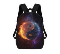 sinyumoney Cosmic Yin Yang Symbol-2 Mochila Escolar Para Ordenador Portátil Para La Escuela/trabajo/viajes: Perfecta Para Viajes, Trabajo Y Uso Diario 17inch