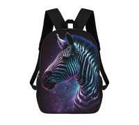 sinyumoney Cosmic Zebra Art Print-10 Mochila Escolar Impresa En 3D 17inch Mochilas De Moda Para Niños, Mochilas Escolares Para Niños De Primaria Y Secundaria