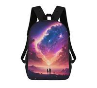 sinyumoney Cosmos Sunset Couple Space Mochila Escolar/de Trabajo/para Portátil Para Hombres, Mujeres Y Adolescentes 17inch