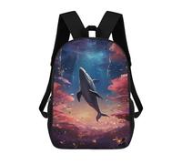 sinyumoney Cosmos Whale in Sky Mochilas Infantiles Mochila Escolar Mochila Impresa En 3D Para Niños Mochilas De Viaje Bolsas Para Libros Mochila Escolar Para Niños 17inch