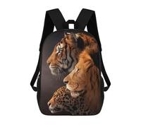 sinyumoney Cougar, Lion, Tiger Feline Majesty Mochila Escolar Impresa En 3D Mochilas Informales Para Niños Mochila Escolar Impresa En 3D Para Niños De Primaria Y Secundaria 17inch