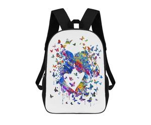 sinyumoney Couple in Love Mochila Escolar Resistente Al Agua, Mochila Escolar De Negocios Para Niñas, Niños Y Adolescentes 17inch