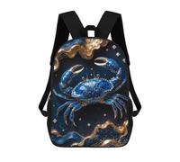 sinyumoney Crab Kintsugi Art Mochila Escolar Impresa En 3D Mochila Escolar De Moda Para Niños Mochilas Para Niños Estudiantes De Secundaria 17inch