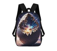 sinyumoney Crack in The Space Egg Mochilas Impresas En 3D Para Niños, Mochila Escolar, Mochila De Moda Para Niños De Primaria Y Secundaria 17inch