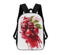sinyumoney Cranberry Watercolor Illustration Mochilas Mochilas Infantiles Mochila Escolar Mochila Escolar Infantil Impresa En 3D Mochilas De Viaje De Moda Para Niños De Primaria Y Secundaria 17inch