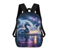 sinyumoney Creator Dragons Cosmos Mochila Escolar Para Computadora Para La Escuela/trabajo/viajes Para Niñas, Adolescentes 17inch