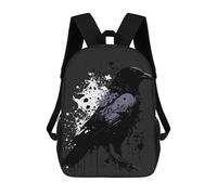 sinyumoney Crow Mochila Escolar Mochila Para Niñas Y Niños Mochilas De Gran Capacidad Mochilas Ligeras Para Niños Y Estudiantes 17inch