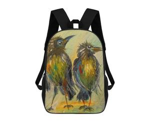 sinyumoney Crows Waiting for Rain Mochila Escolar Ligera Para El Colegio, Mochila Escolar De Día, Mochila Para Libros Para Hombres, Mujeres Y Adolescentes 17inch