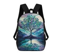 sinyumoney Crystal Tree Reflection Mochila Escolar Para Computadora Para La Escuela/trabajo/viajes Para Niñas, Adolescentes 17inch