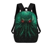 sinyumoney Cthulhu Awakening Mochila Escolar Infantil Impresa En 3D Para Niños, Mochila De Viaje De Alta Capacidad, Bolsas Para Libros, Mochila Escolar Infantil 17inch