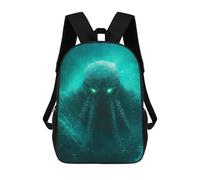 sinyumoney Cthulhu Digital Art Mochilas Escolares Impresas En 3D, Mochila Escolar Informal Para Niños, Mochila Escolar De Moda Para Estudiantes De Secundaria 17inch