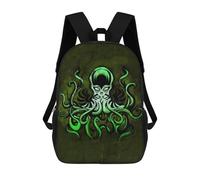sinyumoney Cthulhu in The Dark Mochila Escolar Infantil Impresa En 3D 17inch Mochilas Escolares Para Niños, Estilo Casual Y Moderno, Mochilas De Viaje De Alta Capacidad