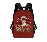 sinyumoney Cthulhu in The Dark Mochila Infantil, Mochila Escolar Para Niños Y Adolescentes, Mochila De Viaje, Mochila Escolar, Mochila Para Libros 17inch
