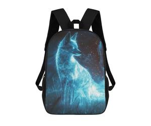 Sinyumoney Curious Cosmic Giraffe Mochila Mochila Impresa 3D, Mochila De Viaje, Mochila De Viaje, Mochila Escolar Para Niñas Y Niños, Fantasma Fox, 17"