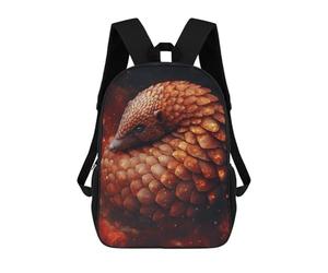 Sinyumoney Curious Cosmic Giraffe Mochila Mochila Impresa 3D, Mochila De Viaje, Mochila De Viaje, Mochila Escolar Para Niñas Y Niños, Pangolin In Space, 17"
