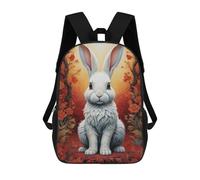 sinyumoney Curious Rabbit Mochila De Día Mochila De Negocios Mochila Impermeable Para Libros Para Hombres/mujeres 17inch