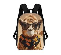 sinyumoney Cute Anfd Funny Camel Mochila Escolar Infantil Impresa En 3D, Mochila Informal De Moda Para Niños, Mochila De Viaje De Alta Capacidad Para Libros Para Niños 17inch