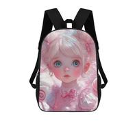 sinyumoney Cute Anime Girl with Candy Mochilas Para Niños Y Estudiantes, Mochilas Escolares Impresas En 3D, Mochilas Para Estudiantes De Primaria Y Secundaria, Mochilas Para Niños Y Niñas 17inch