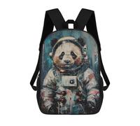 sinyumoney Cute Astronaut Panda Mochila Escolar Para Niños, Mochila Escolar De Gran Capacidad Para Niños, Mochila Escolar 3D, Regalos Para Niños 17inch