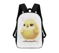 sinyumoney Cute Baby Chick Chicken Mochila Escolar, Secundaria, Preparatoria, Universidad, Mochila De Viaje Para El Campus, Viajes Al Aire Libre, Deportes 17inch