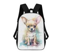 sinyumoney Cute Baby Chihuahua Art 17inch Mochilas Escolares Impresas En 3D, Mochilas Escolares De Moda Para Niños De Primaria Y Secundaria
