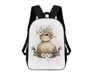 sinyumoney Cute Baby Duck Duckling Mochilas Escolares Resistentes Al Agua, Mochilas De Viaje, Bolsas Para Computadoras Portátiles Para Adolescentes, Niñas, Niños, Mujeres Y Hombres 17inch