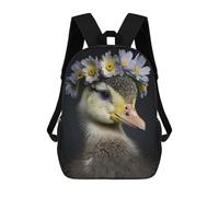 sinyumoney Cute Baby Fluffy Duck Mochilas Para Niños Mochila Escolar Mochila Escolar Impresa En 3D Para Niños Estudiantes De Primaria Y Secundaria 17inch