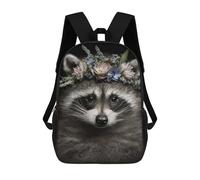 sinyumoney Cute Baby Fluffy Raccoon Mochila, Mochila Infantil, Mochila Escolar Para Estudiantes, Mochila Para Libros, Mochila Escolar Impresa En 3D Para Niños Y Niñas 17inch