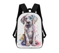 sinyumoney Cute Baby Great Dane Puppy Mochila Escolar De Moda Para Papelería, Impermeable, Informal, Para El Campus, Actividades Al Aire Libre, Viajes Y Deportes 17inch
