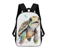 sinyumoney Cute Baby Turtle Swimming Mochila Infantil, Mochila Escolar Infantil, Mochilas Escolares Impresas En 3D Para Niños Y Estudiantes Adolescentes 17inch