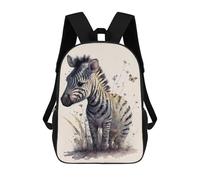 sinyumoney Cute Baby Zebra Painting Mochila Escolar Infantil De 17 Pulgadas Con Estampado 3D, Mochila Moderna Para Niños, Mochilas De Viaje, Bolsas Para Libros, Mochila Escolar Infantil
