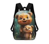 sinyumoney Cute Bear Family Mochila Mochila Informal Para El Día A Día Escuela Trabajo Viajes Bolsa - Perfecta Para Viajes, Trabajo Y Uso Diario 17inch
