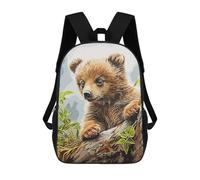 sinyumoney Cute Bear Mochila Escolar De 17 Pulgadas Impresa En 3D Mochilas Infantiles Mochila Genial Impresa En 3D Para Niños De Primaria Y Secundaria