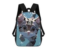 sinyumoney Cute Cat Diving Mochila Escolar Mochilas Escolares Para Niñas Y Niños Mochila Con Bolsillo Mochila Escolar De Moda Para Niños 17inch