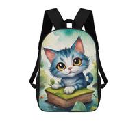 sinyumoney Cute Cat Mochila De Moda Para Papelería, Impermeable, Informal, Para Hombres, Mujeres Y Adolescentes 17inch