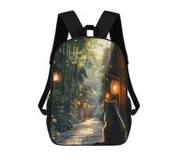 sinyumoney Cute Cat Sitting in Street Mochila Escolar Infantil Impresa En 3D Mochila De Viaje De Alta Capacidad Bolsas Para Libros Mochila Infantil 17inch