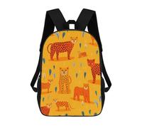 sinyumoney Cute Cheetah Pack Mochila Escolar Impresa En 3D Para Niños 17inch Mochilas Para Niños Y Niñas, Mochilas Escolares Para Niños, Mochilas De Viaje