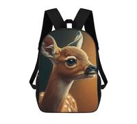 sinyumoney Cute Deer Mochila Escolar Mochila De Día Mochila De Negocios Mochila Impermeable Para Libros Para Hombres/mujeres 17inch