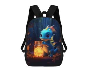 sinyumoney Cute Dinosaur Luminous Mochila Escolar/de Trabajo/para Portátil Para Hombres, Mujeres Y Adolescentes 17inch