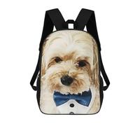 sinyumoney Cute Dog Mochila Infantil De 17 Pulgadas, Mochila Escolar Con Estampado 3D De Dibujos Animados Para Niños Y Adolescentes.