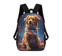 sinyumoney Cute Dog Space Collage Mochilas Infantiles Escolares Impresas En 3D, Mochilas Para Niños, Mochilas De Viaje Para Niños Y Niñas, Mochilas Escolares Para Niños 17inch