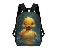 sinyumoney Cute Duckling Painting Mochilas Infantiles Mochila Escolar Impresa En 3D Para Niños Mochilas De Viaje Bolsas Para Libros Para Niños 17inch Mochila Escolar